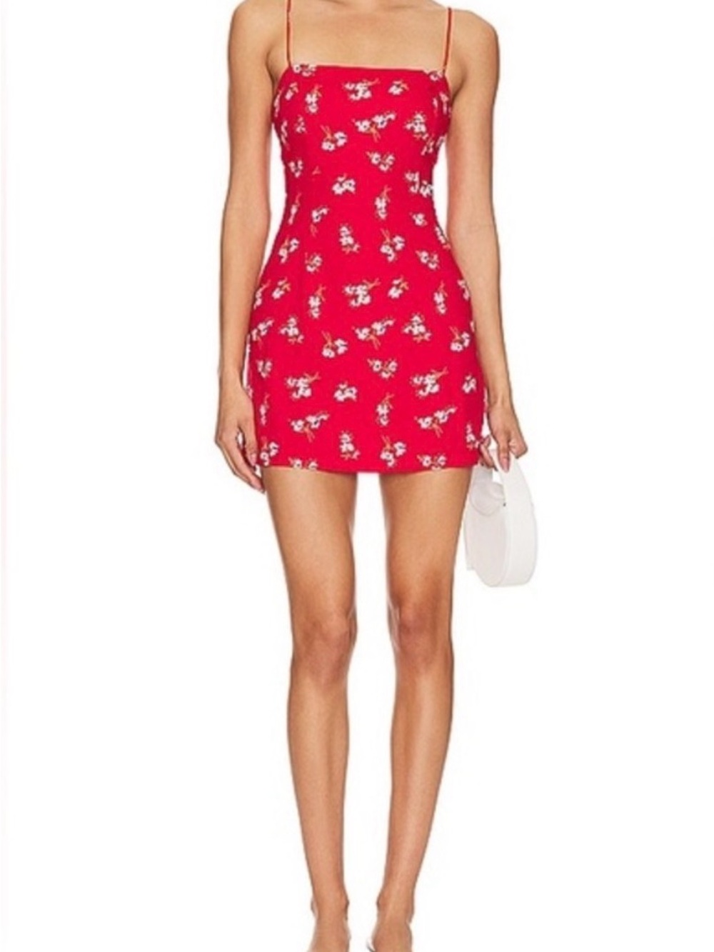 Bardot Red Floral Mini Dress